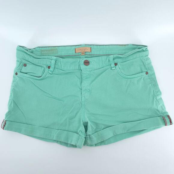 Sanctuary Coastal Rolled Cuffed Mid Rise Teal Blue 32 - Picture 1 of 9